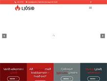 Tablet Screenshot of ljosid.is